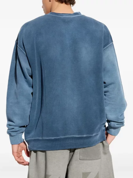 Lung hanorac Off-white cu autograf alb