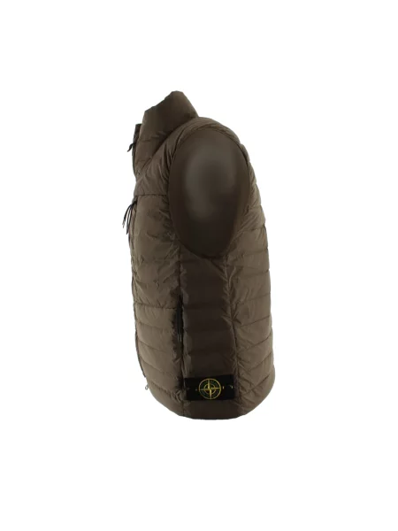 Kamizelka Stone Island z kamieniami brązowa