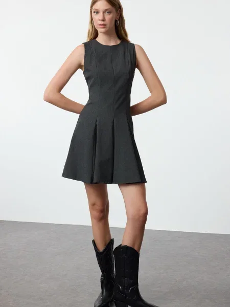 Trendyol Obleka grafit