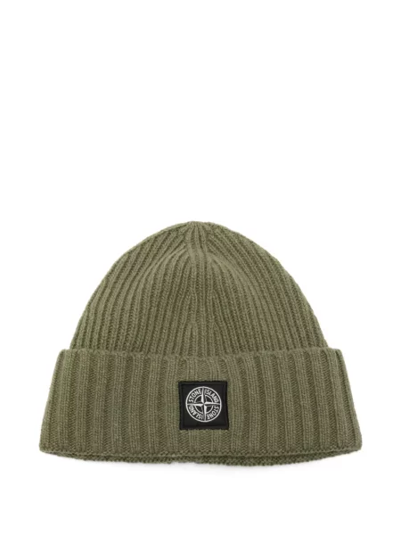 Czapka dziecięca Stone Island zielona