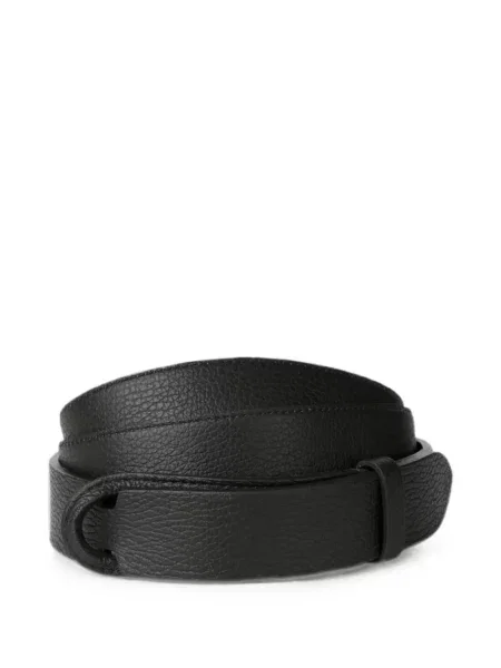 Cu centură curea Orciani din piele negru