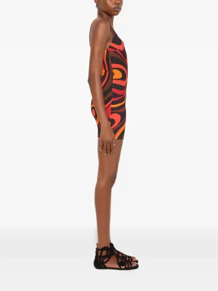 Rochie Pucci cu imagine negru