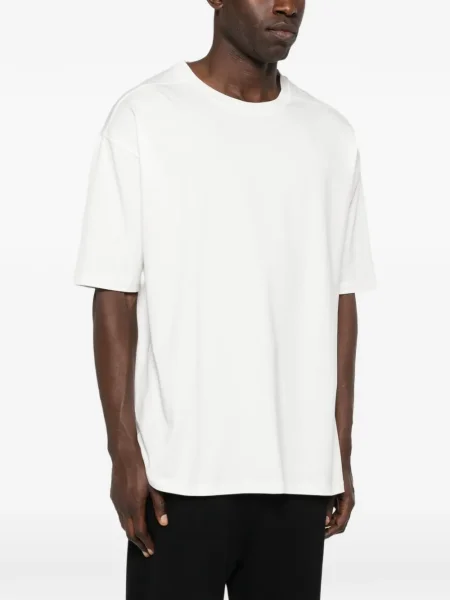 Tricou Thom Krom cu decolteu rotund alb