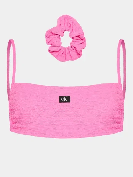 Maudymosi kostiumėlis Calvin Klein Swimwear rožinė