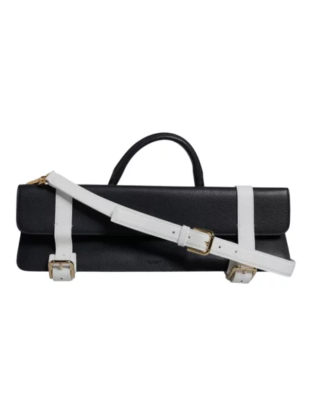 Torebka crossbody Dolce And Gabbana skórzana biała