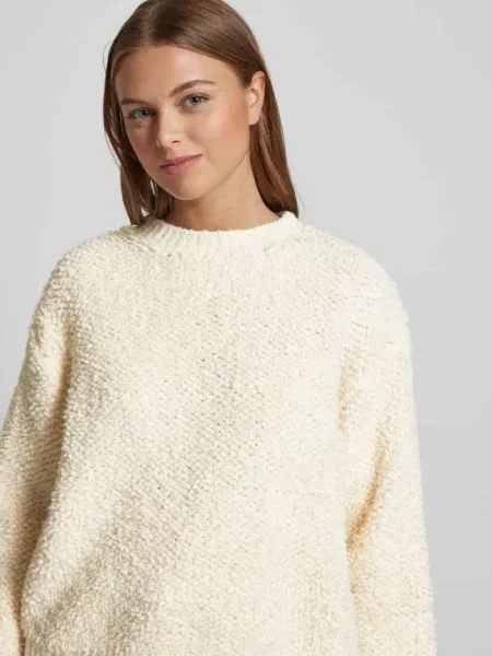Someday Sweter Z Pluszowego Materiału Telena beige beżowy