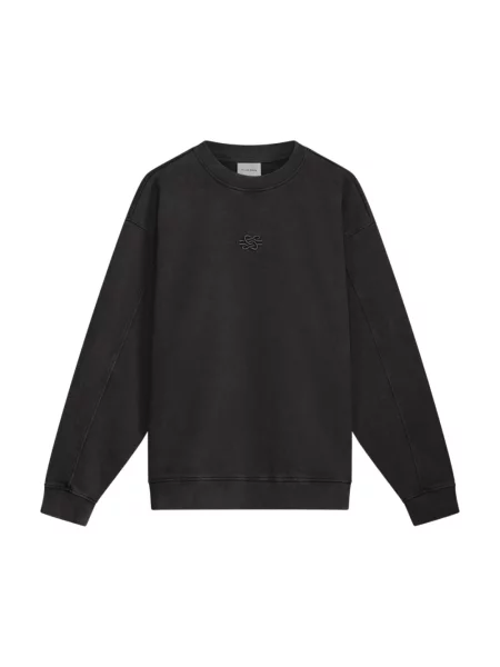Filling Pieces bluza Boxy Embroidered czarna