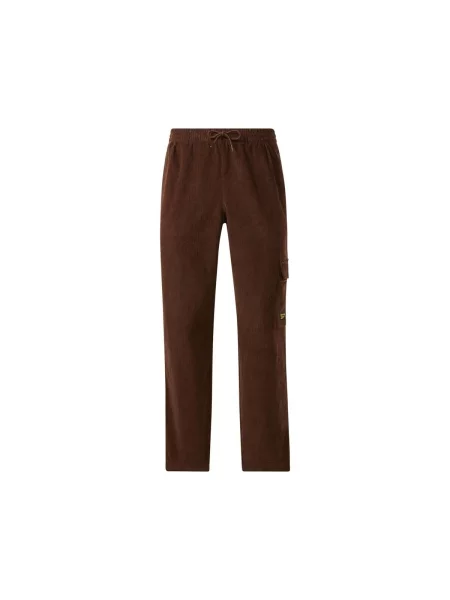 Cargo hlače Reebok Sport smeđa