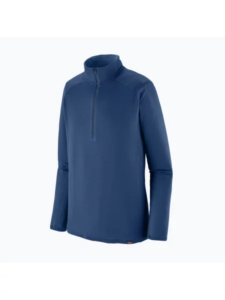 Bluză pentru bărbați Patagonia Cap Termal Weight Zip Neck clement blue albastru