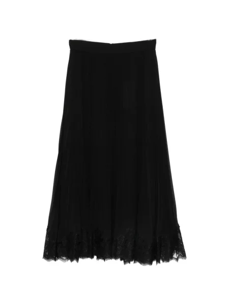 Fustă midi Zimmermann din dantelă negru