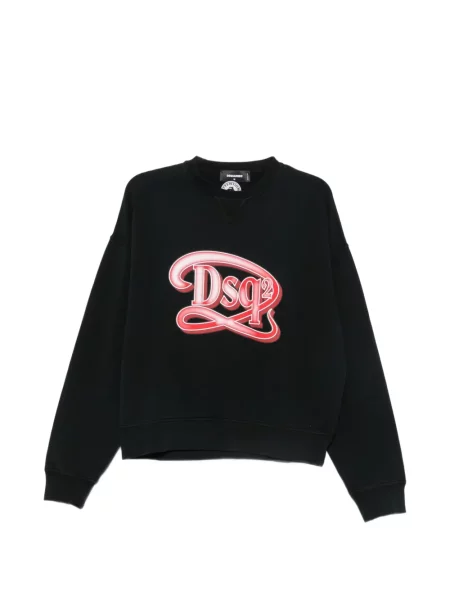 Hanorac Dsquared2 cu imagine negru