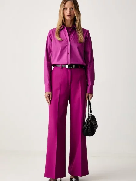 HUGO Pantaloni din Hasmina Violet roz