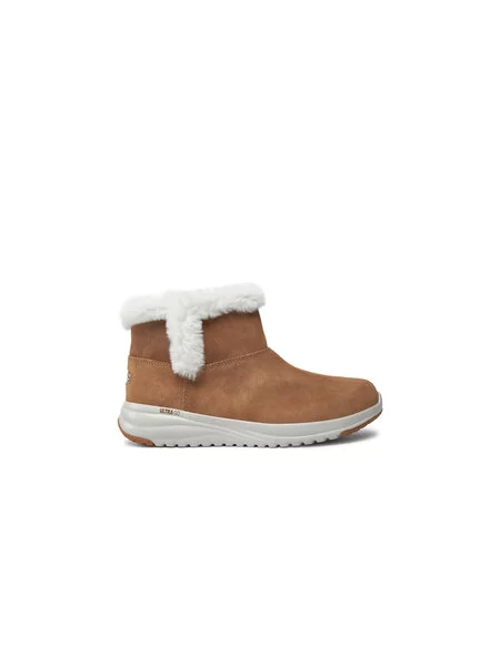 Polokozačky Skechers hnědé