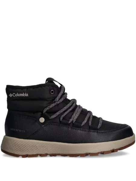 Botine Columbia cu șireturi din dantelă negru