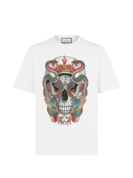 Tricou Philipp Plein alb