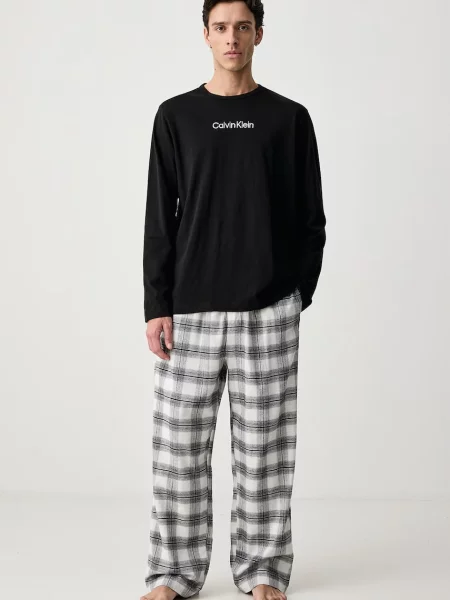 Calvin Klein Underwear piżama dwuczęściowa czarna