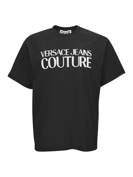 Koszulka Versace Jeans Couture czarna