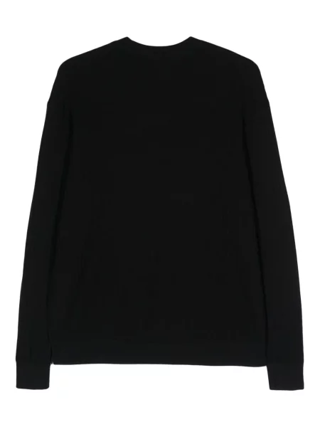 Siuvinėtas megztinis Emporio Armani mėlyna