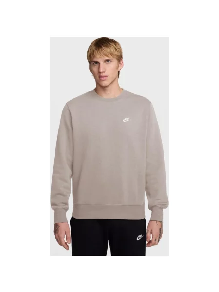 Bluza Nike Club Fleece jasny S beżowy