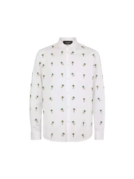 Koszula Dsquared2 biała