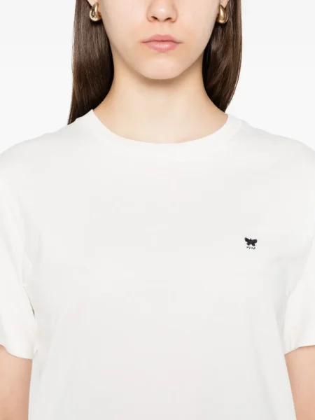 Tricou Weekend Max Mara cu autograf alb