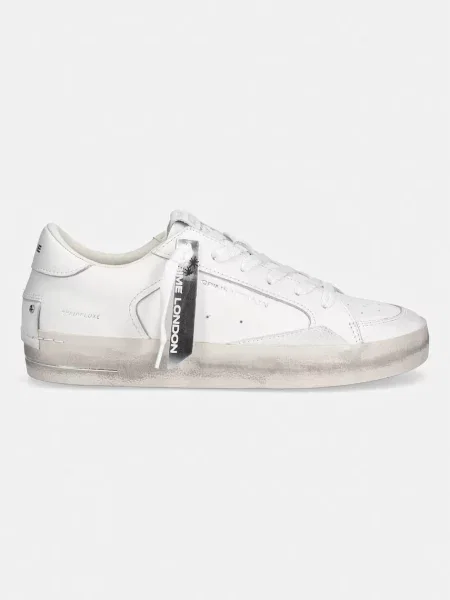 Crime London DELUXE sneakers pentru femei din piele alb