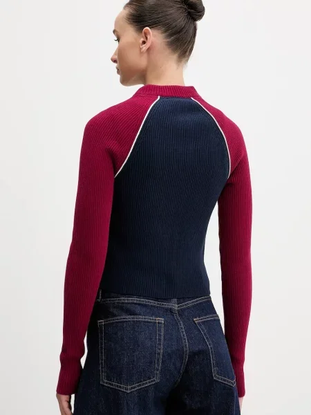 Geacă de blugi Tommy Jeans alb