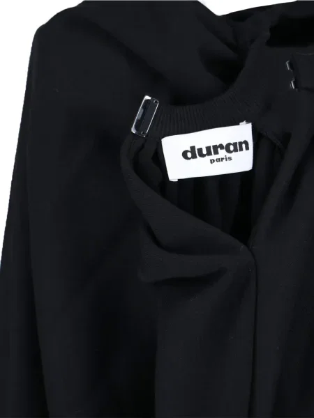 Odgovarati maksi haljina Duran Lantink s draperijom crna