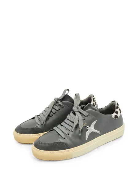 Sneakers Axel Arigato με κορδόνια με σχέδιο με λεοπαρ μοτιβο γκρι