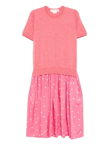 Dětské šaty Comme Des Garçons Girl růžové