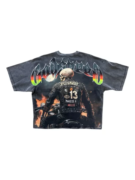 Tricou Godspeed gri