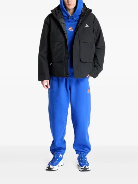 Decupat boxeri Nike cu autograf din fleece negru