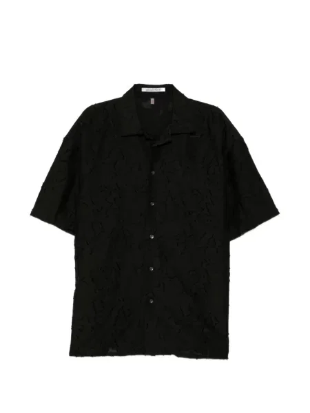 Cămașă Chiahung Su cu model floral cu imagine negru