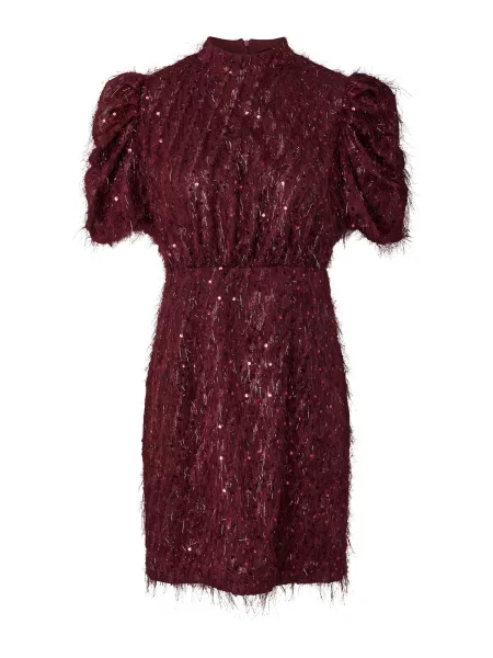 YAS Rochie de cocktail YASIlza bordeaux roșu