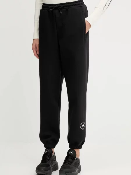 Tepláky adidas by Stella McCartney černé
