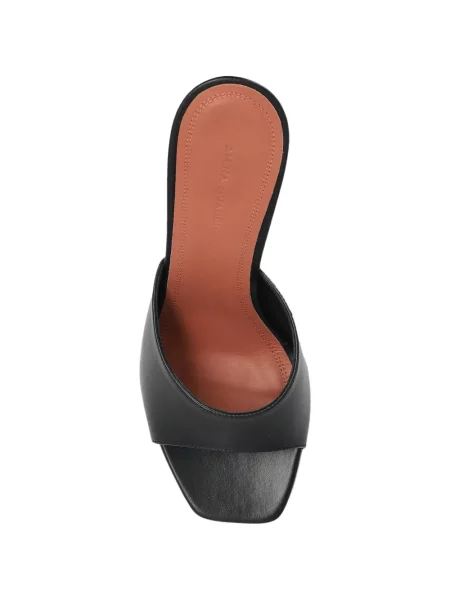 Sandale Amina Muaddi din piele negru
