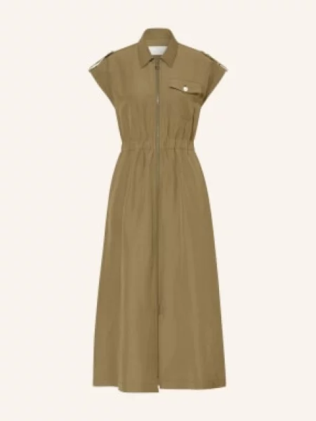 Sportalm Sukienka Koszulowa Z Lnu gruen