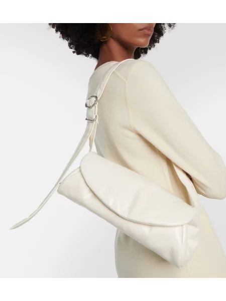 Torebka Jil Sander skórzana biała