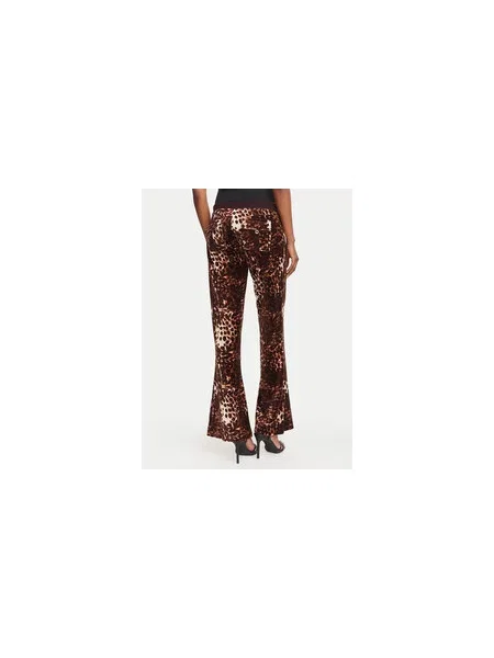 Hlače Juicy Couture lepršave smeđa