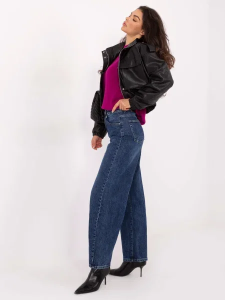 Дънки straight leg Re-dress черно