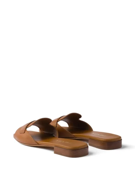 Sandale Prada din piele maro