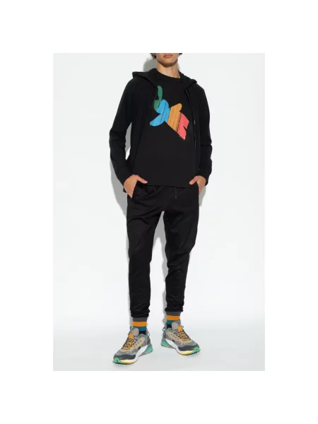 Bluza z kapturem Paul Smith z kapturem czarna