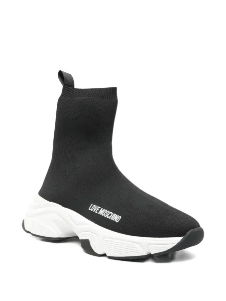 Sneakerși Love Moschino negru