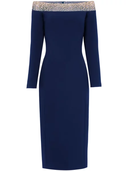 Sukienka Jenny Packham garniturowa niebieska