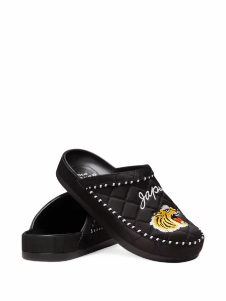 Ватиран домашни пантофи Crocs черно