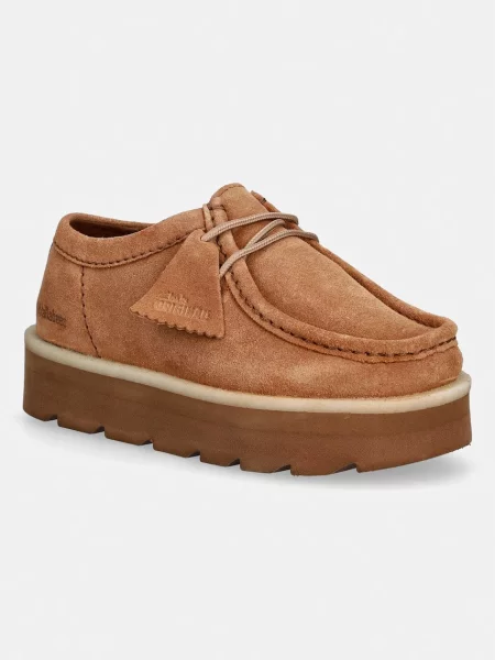 Замшевые мокасины Clarks Originals