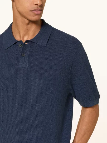 Levi's® Pletené Polo Tričko Standard Fit tmavě modrá