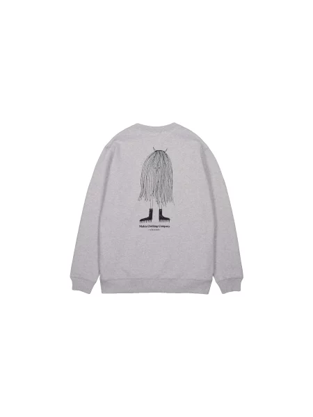 Makia Paraply Hooded Sweatshirt Mężczyźni Bluzy i bluzy z kapturem Makia Size: M szary