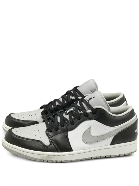 Sneakerși Jordan Air Jordan 1 din piele negru