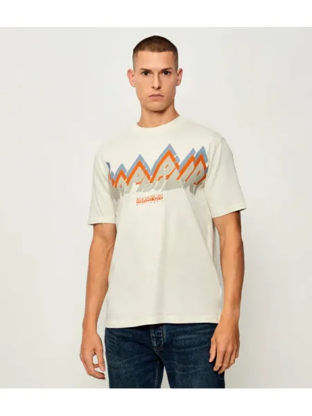 Napapijri Tricou S-FIEMME SS | Relaxed fit bej